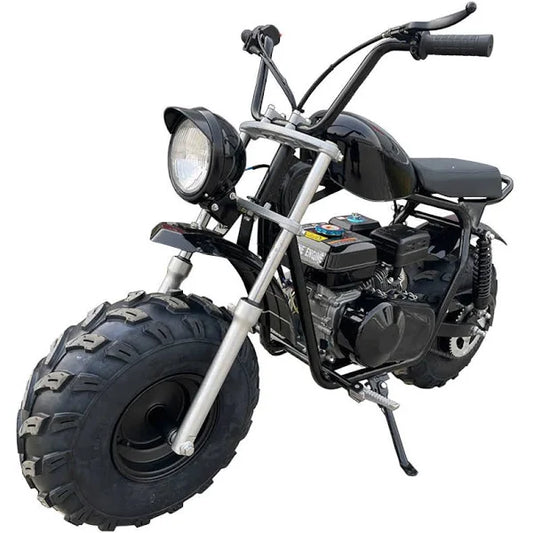 HHH Vitacci Mudstar 200 Offroad Super Bike Motorcycle 200cc Trail Bike MX Street for Youth and Adults Pull Start Engine Wide Tires Motorcycle